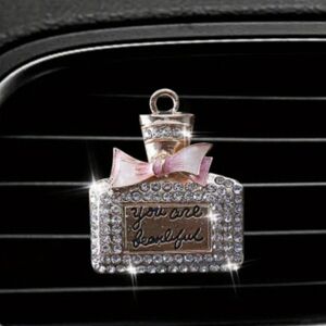 Bling Perfume Bottle Car Air Freshner & Accessory